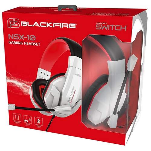 Auriculares Gaming Backfire NSX-10 NSW - Cable 1.1m, Control Volumen en línea.